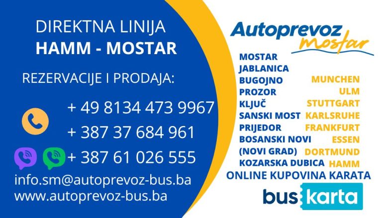 Autoprevoz Bus Mostar unutarnje linije - Autoprevoz-bus Mostar